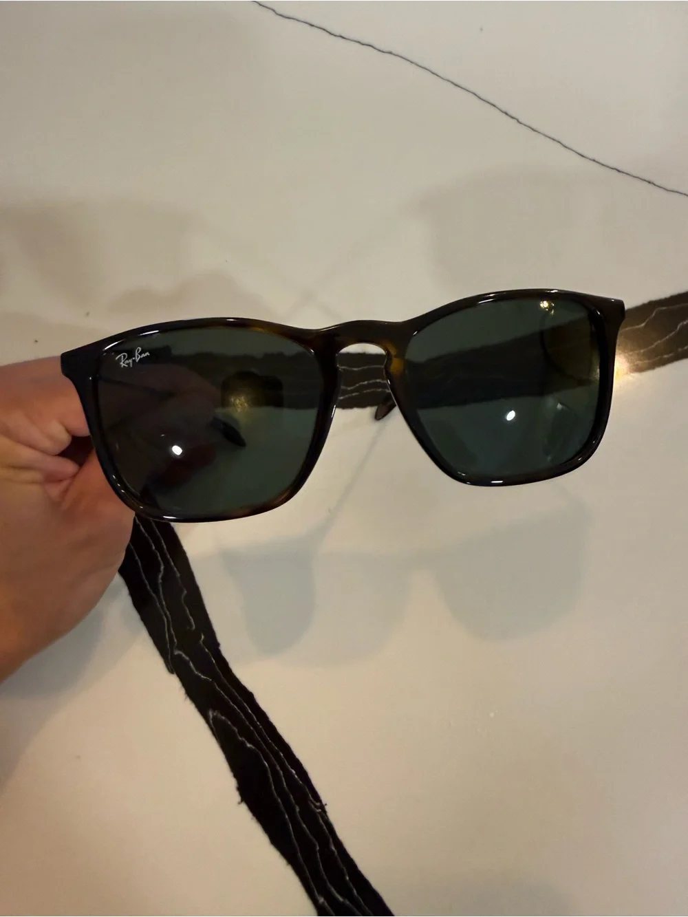 Ray-Ban Chris Sunglasses Matte Havana Brown Gradient Lenses